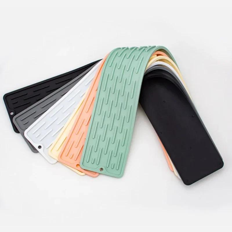 35 * 8CM Silikon-Wärmedämmungspad Küche rutschfeste feste Matte Wasserhahnmatte Tropfschutzpads Küchenzubehör