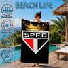 Pau-lo Fc Emblem Printed Microfiber Beach Towel, Soft And Absorbent, Quick-Dry, Ideal for Summer Travel, Beach Essential, Swimming Pool