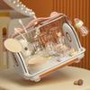 Baby Bottle and Utensil Storage Box with Dustproof Lid and Drain Rack