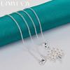 URMYLADY 925 Sterling Silver Christmas Tree Pendant Necklace For Women Party Fashion Jewelry