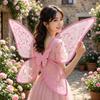 Organza Butterfly Princess Wings Sparkle Cosplay Elf Wings Costume Wings  Halloween Party