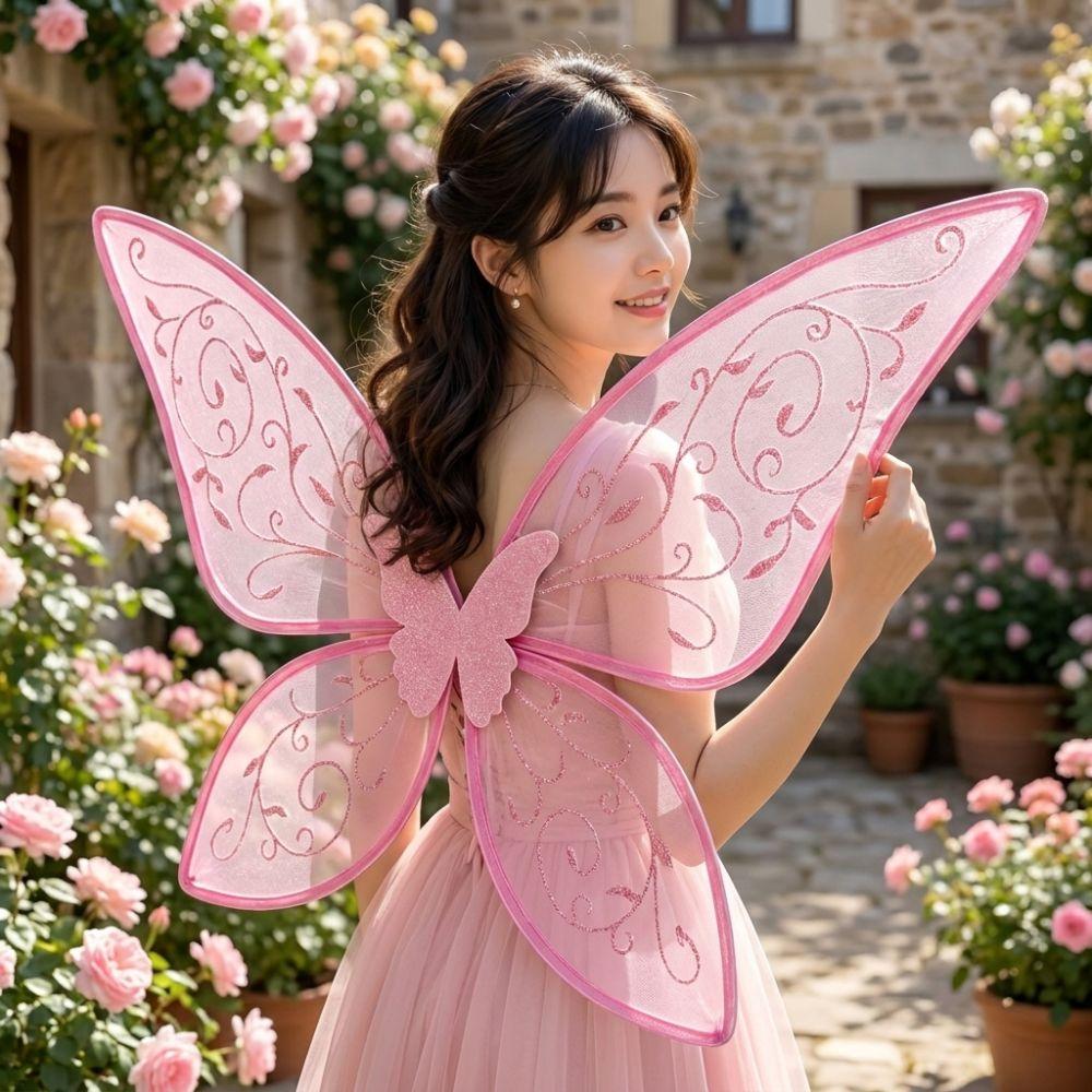 Organza Butterfly Princess Wings Sparkle Cosplay Elf Wings Costume Wings Halloween Party