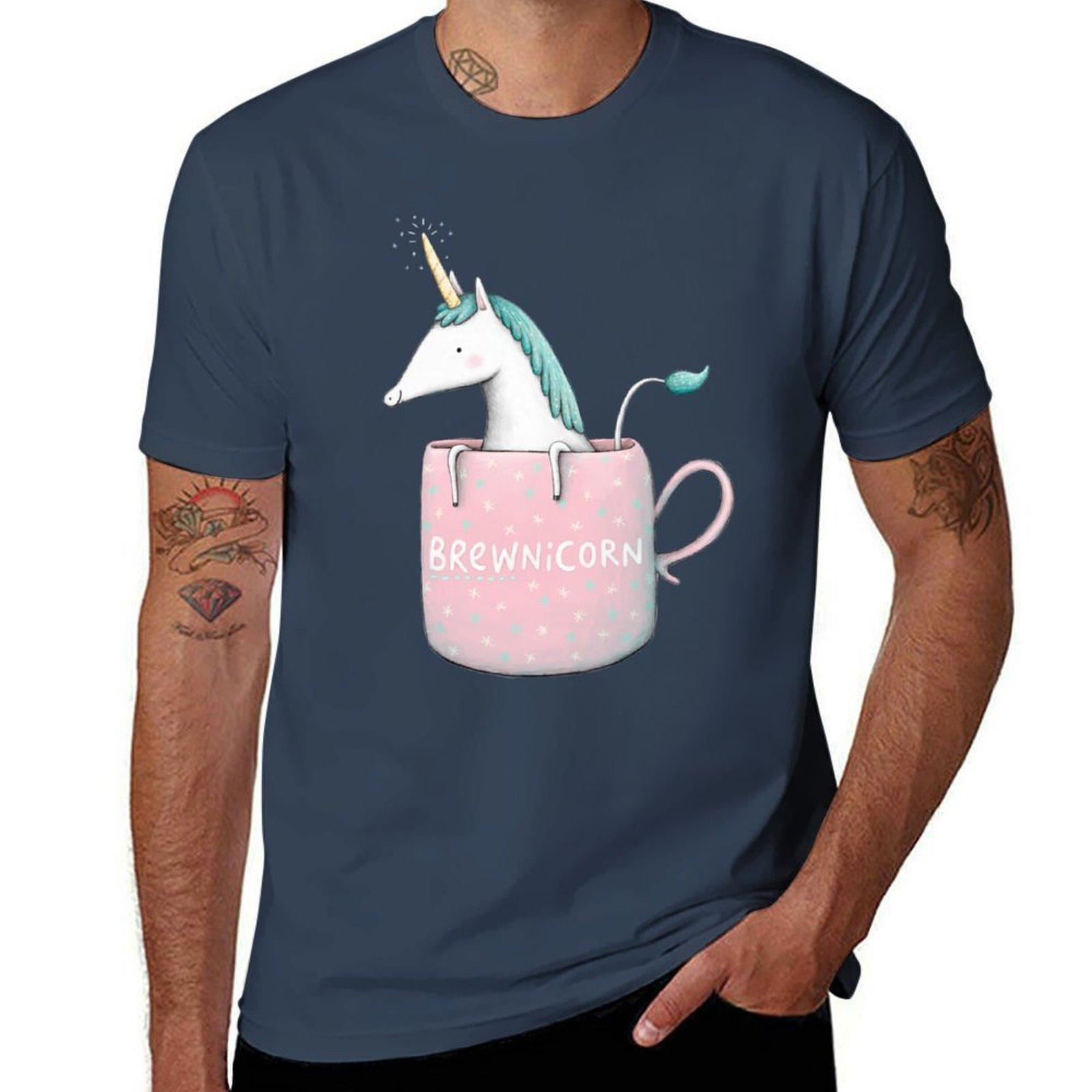 Brewnicorn TShirt Plus Size All Match Tee Shirt S