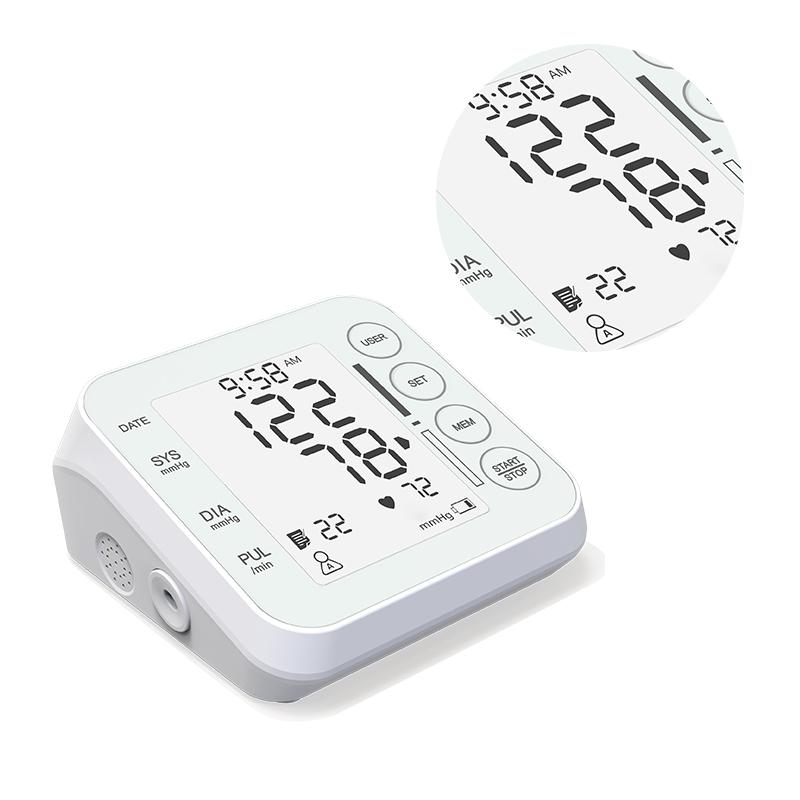High Precision Upper Arm Digital Blood Pressure Monitor Automatic Medical BP Monitor for Home & Clinic Professional Health Care