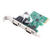PCIE Serial Card Minus40 to 85 celsius  2 Port PCI Express X1 to DB9 COM RS232 Converter Adapter Controller for Win