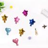 5-Inch Heart & Star Foil Balloons for Birthday Party or Wedding Decorations