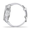 GARMIN - Epix Pro (Gen2) - Montre connectée à haute performance - 42 mm - Acier, Silver avec bracelet blanc