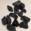 Natural Black Tourmaline Tumbled Chips 100g Irregular Shape 1.5-2.5 inches for Jewelry Making DIY Home Decor Crystal Pieces Bulk