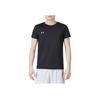 Under Armour Solid Color Running Casual Round Neck Breathable Short Sleeve T-Shirt Men Tops Black 23500506-001