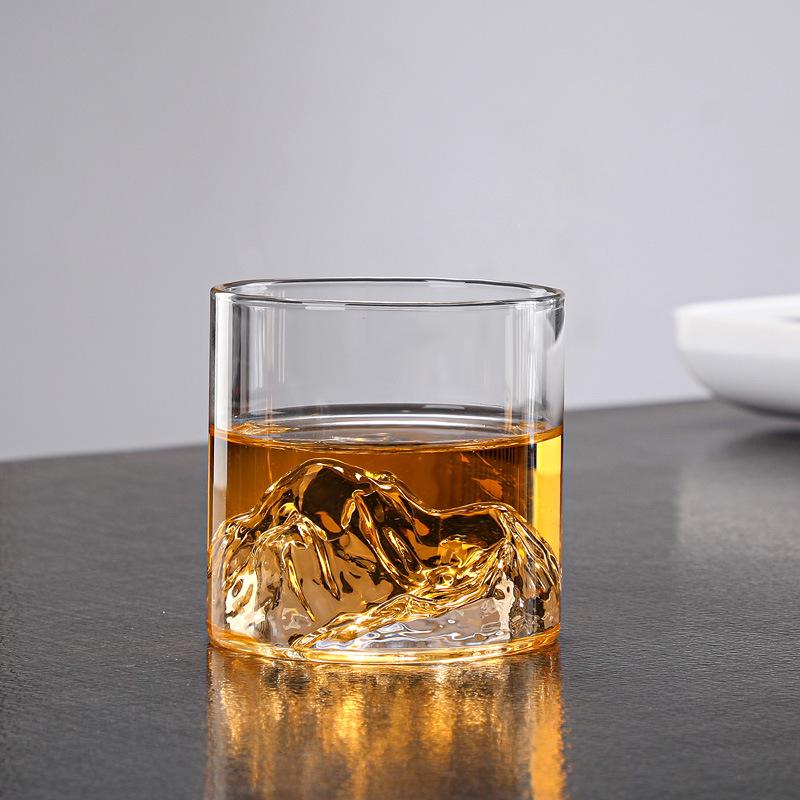 Creative Luxury Glass Mountain-View Cup for Coffee, Green Tea & Beverages