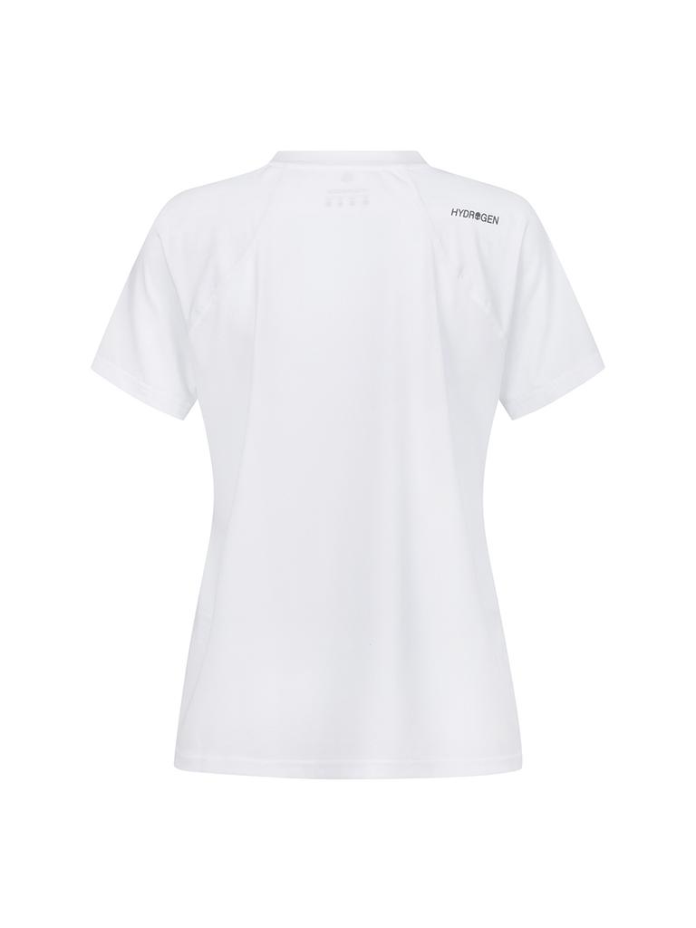 HYDROGEN Women'S Mesh Functional Short Sleeve Round Neck