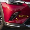 ABS Chrome Car Front Fog Light Lamp Eyelid Eyebrow Strip Cover Trim For Mazda CX-3 CX3 2015 -  Car Accessories Exterior Kit