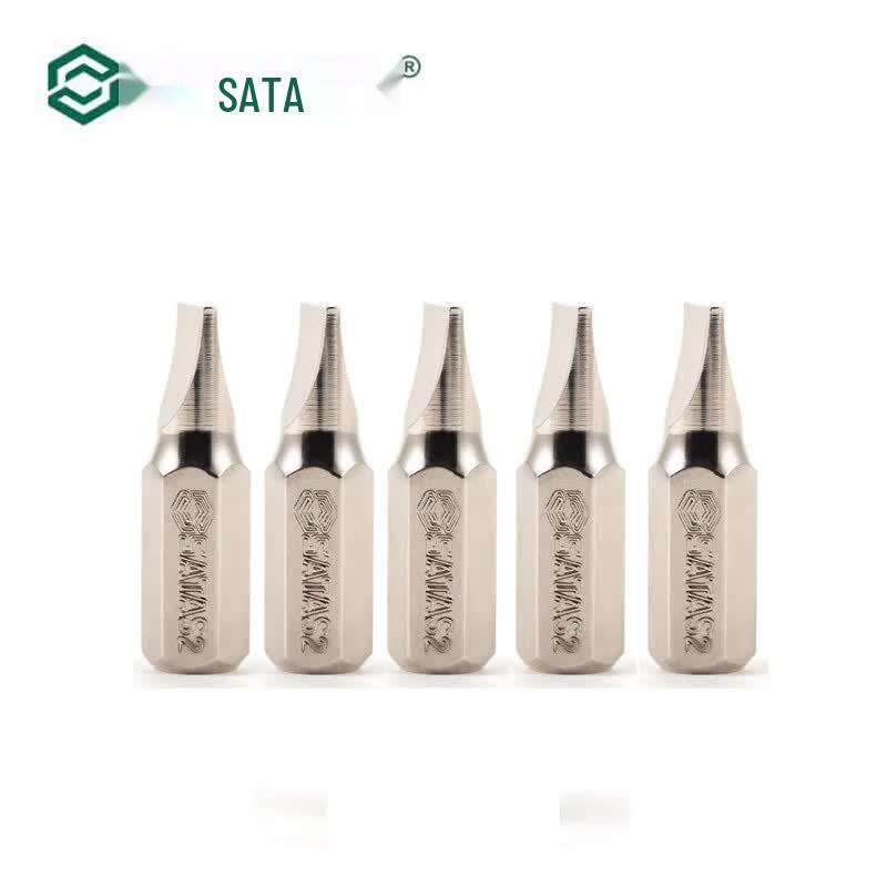 SATA 59416 Slotted Screwdriver Bit Set