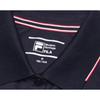 FILA Heritage Series Solid Color Breathable Casual Knit Polo Shirt Women tops Legendary-Blue F11W421106F-NV