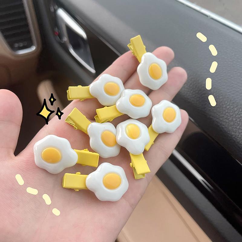Lovely Chic Korea Egg Sweet Yellow Hairpin Hair Clip Hair Grip Barrettes Hairpin Hair Accessories For Women