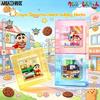 AREAX Crayon Shin-chan Box Floating Block Assembled Building Blocks Toy Model Cartoon Desktop Decoration Holiday Gift