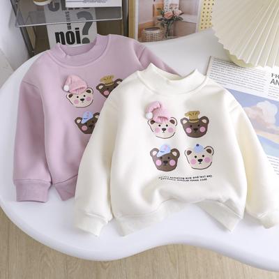 Girls Baby Bottoming Shirt Spring Autumn Winter Long Sleeve T-Shirt for Girls Cartoon Teen Children Fashion Outwear Clothes Tops