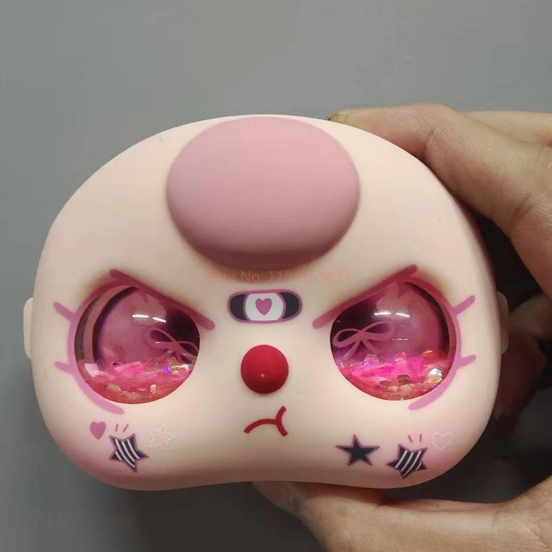 Hot Replica High Quality Baby Three Cute Angry Expression Handmade Suitable For 400% Baby Three Vinyl Faces Substitute Accessory