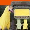 Reflective Dog Rain Jacket Waterproof Dog Hooded Raincoat Dog Costumes Dog Raincoat  Large Dogs