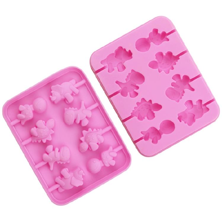 Cute Dinosaur Cookie Mould Food Grade Silicone Easy Clean Baking Utensils Gift