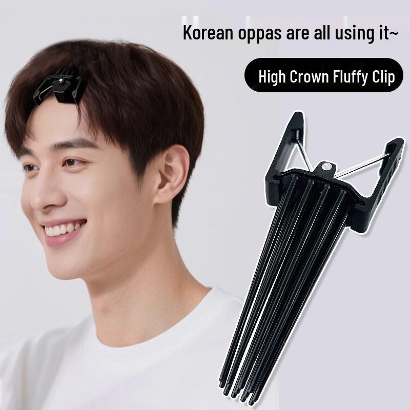 Korean Men's Root Lifting Hair Comb Clip – No-Trace Styling Tool