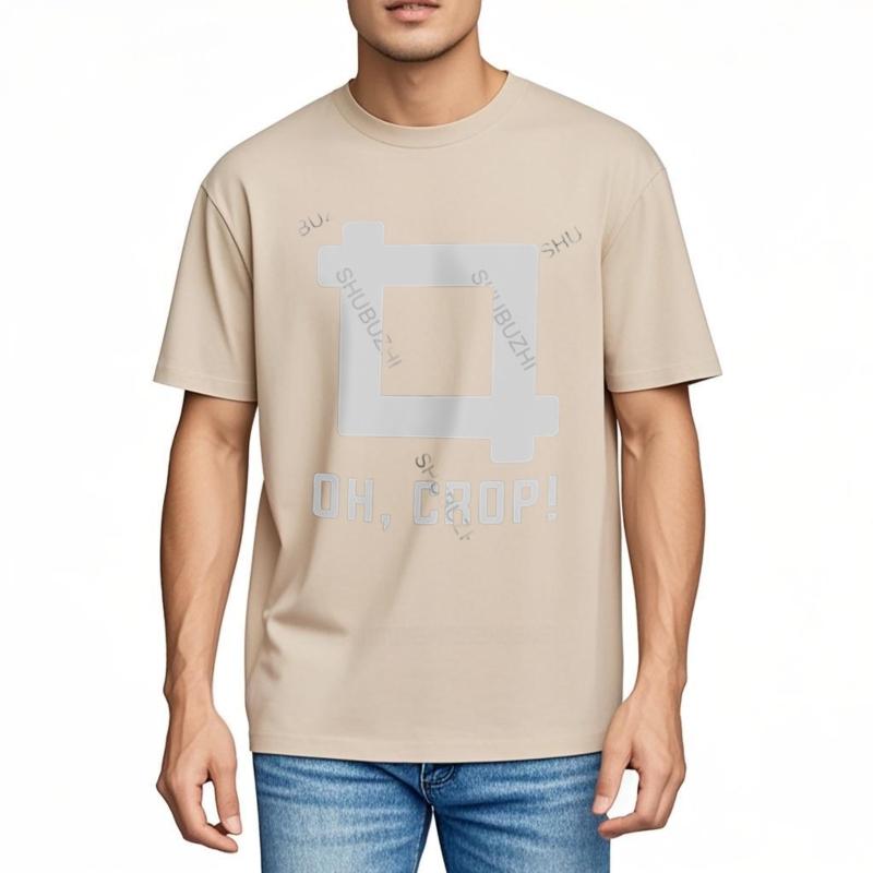 Men Cotton T-Shirt Summer Brand Tshirt Oh Crop Funny Picture Photographer T-Shirt Photography Instagram Photo 684 Brand