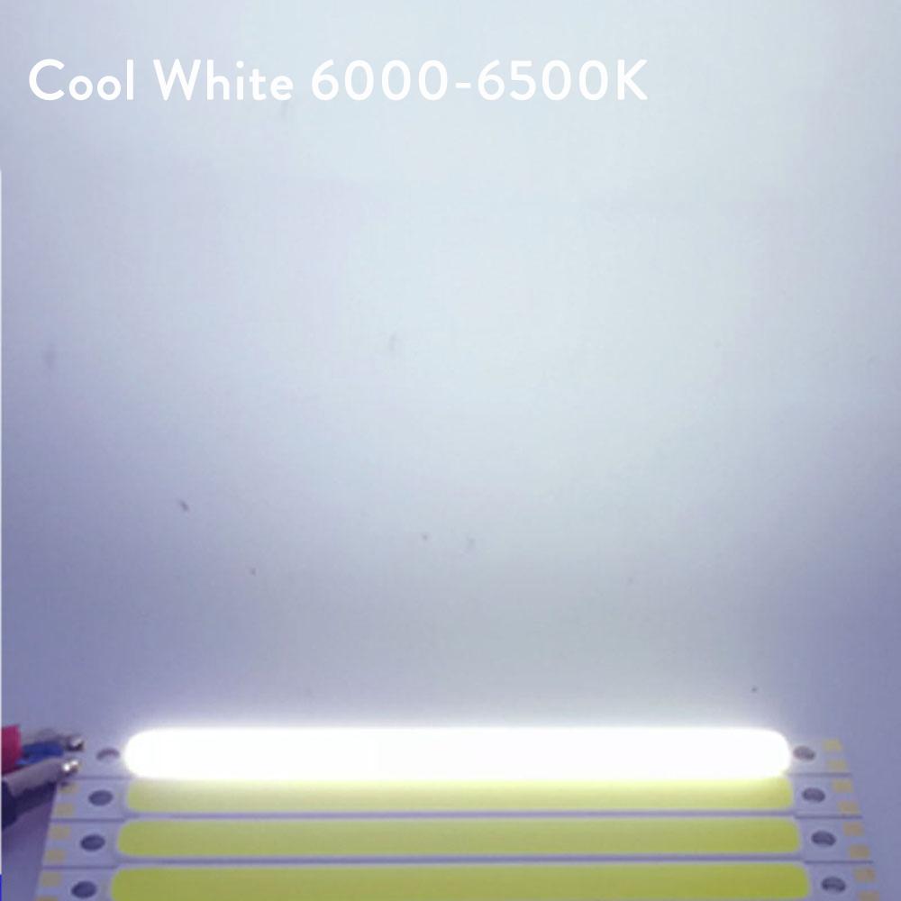 2PCS 60*8mm 3W COB LED Chips Powerful Matrix Module Bar Lamp Super 6V Bright Light LEDs Panel Source On Board DIY Strip For Chip