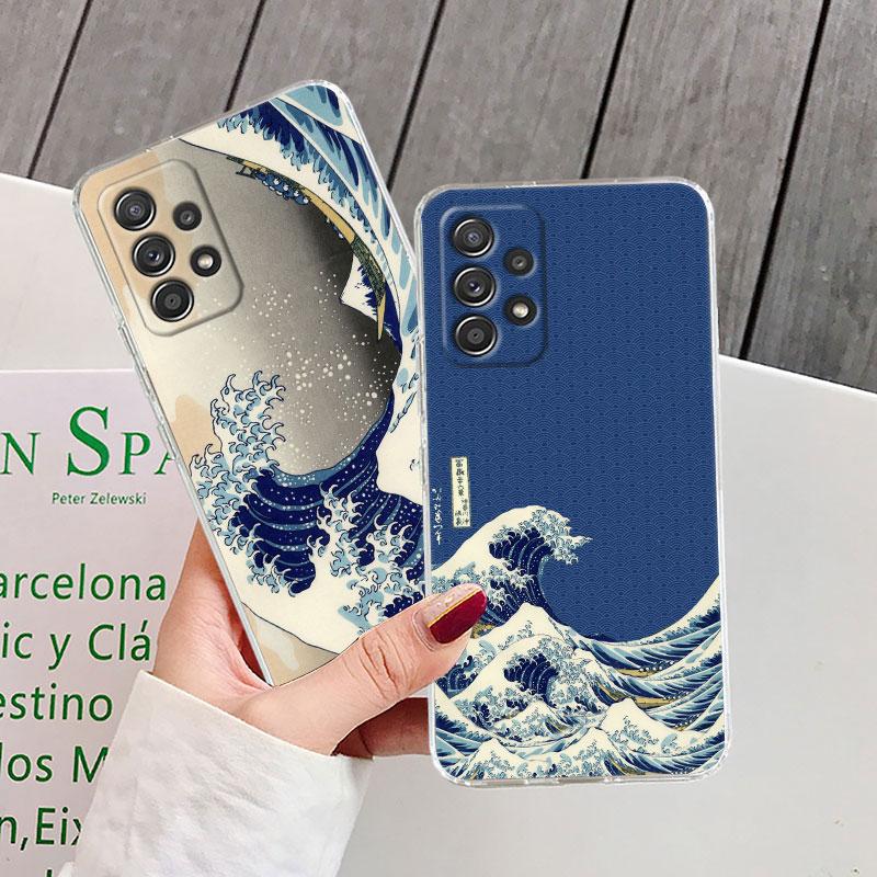 The Great Wave Katsushika Hokusai Phone Case For Samsung Galaxy A56 A57 A37 A55 A54 A36 A35 A26 A25 A16 A17 A07 A52 A34 73 Cover