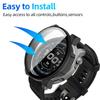 Vidrio+Funda para Amazfit Balance 2 Protector de Pantalla de Vidrio Templado y Parachoques Protector de PC Duro para Accesorios de Amazfit Balance2
