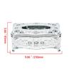 Luxury Retro Acrylic Tissue Box Red Elegant Chic Napkin Holder Ideal for Bedroom Bathroom Office Car Decor Waterproof Household