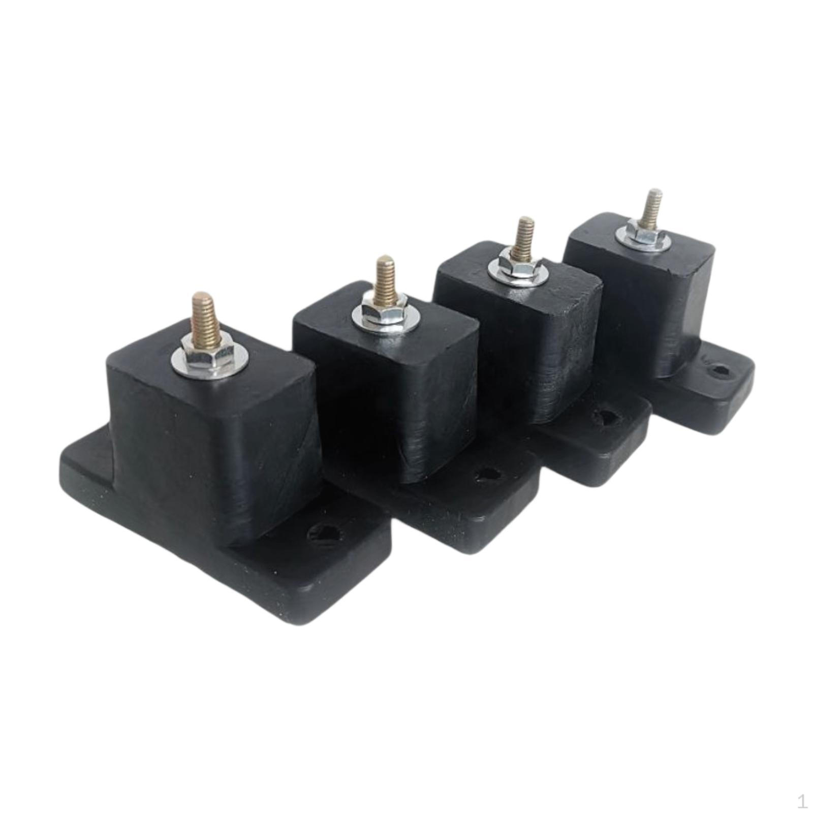 

4x Резиновый кондиционер Виброизолятор Антивибрационные прокладки Многофункциональные фитинги Легкий