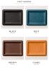 Corum Leather Small Item Cash Genuine Made In Blue Tray, Holder, Tray, Overnighter, Leather, Japan, Large,