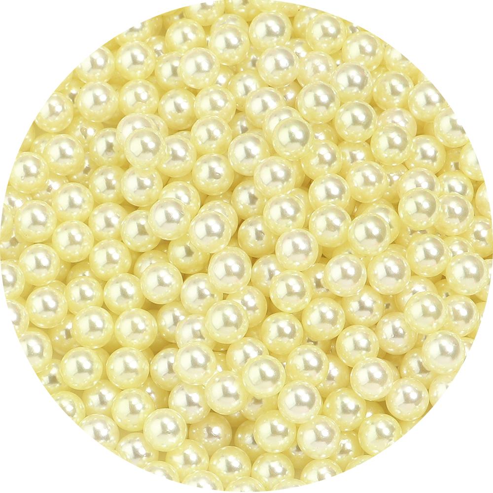 2-12mm No Hole ABS Imitation Pearl Beads Solid Color Round Spacer Loose Beads For DIY Jewelry Making Bracelet Accessory