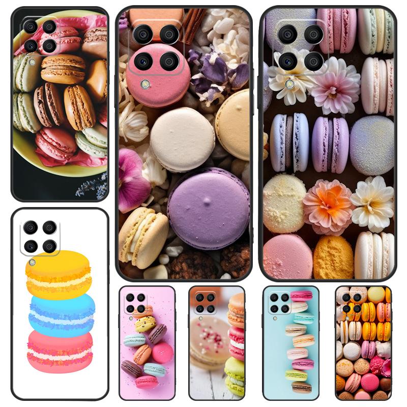 

Десерт мороженое Макарон еда чехол для Samsung Galaxy M23 M33 M53 M13 M51 M11 M31s M30s M12 M32 M52 M20 M14 M34 M54 чехол Samsung M30s