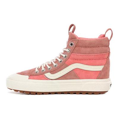 Sk8 Scarpe da Skate Alte Comode Sneakers Unisex Rosa Bianco VN0A4P3I2UU