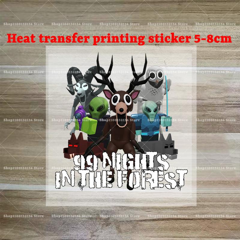99 Nights In The Forests Soft Coin Purses Cartoon Print Mini Zipper Wallets Portable Key Change Pockets Storage Bags Boys Gift