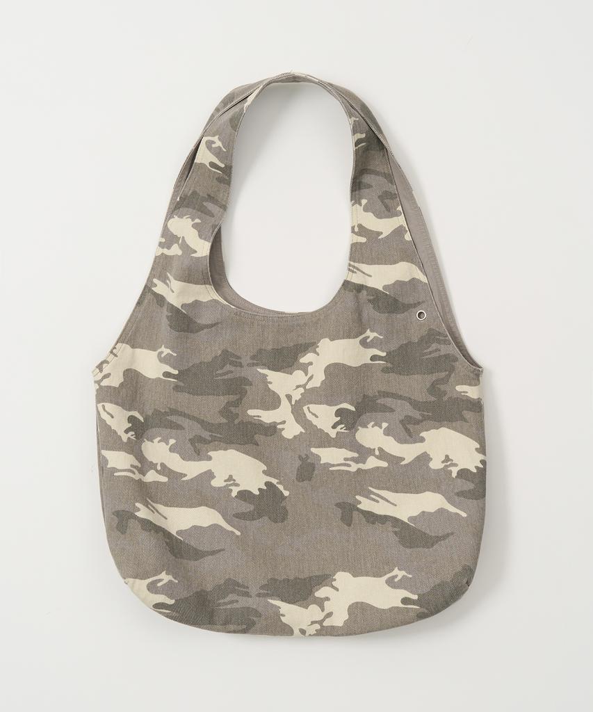 Toffee Women Camo Reversible Hobo Bag (Warm Grey)