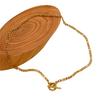 18K Gold Titanium Steel Figaro Chain Choker Necklace for Women