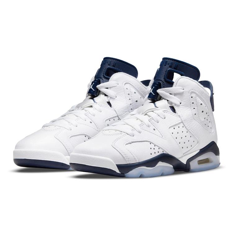 New Jordan Kids Air Jordan 6 Retro 'Midnight Navy 2022' Sneakers 384665-141