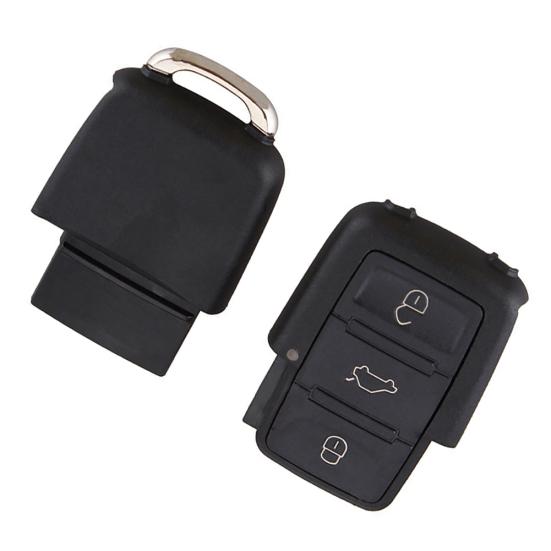 Coque de boîtier porte-clé télécommande pliable à 3 boutons, pour Bora Passat Golf Polo Jetta