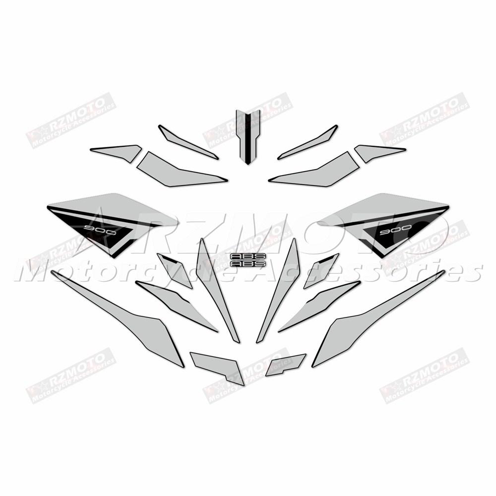 For Z900 Motorcycle Stickers Body Racing Decoration Fuel Tank Fairing Windshield Helmet Reflective Anti-Water Stickers
