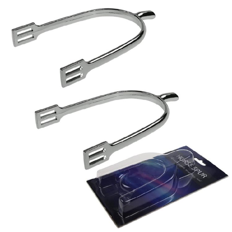 Traditional U Shape English Equestrians Spurs Light Weight Design With Zincs Alloy Construction For Horseback Training