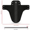 Folding Bicycles Mudguards, Thickening Widening Bicycles Front Rear Mud Guard Adjustable Mountain Bikes Mudguard
