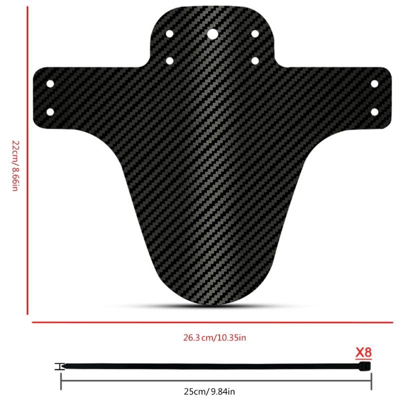 Folding Bicycles Mudguards, Thickening Widening Bicycles Front Rear Mud Guard Adjustable Mountain Bikes Mudguard
