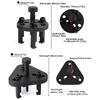 Portable Size Compressor Clutch Removal Tool AC Bearing Puller Tool  Car Air Conditioner Repair