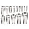 Comprehensive Easy To Use 14Piece Stainless Steel Caulking Tip Nozzle Set Fit for Enhancing Adhesive Application Comfort