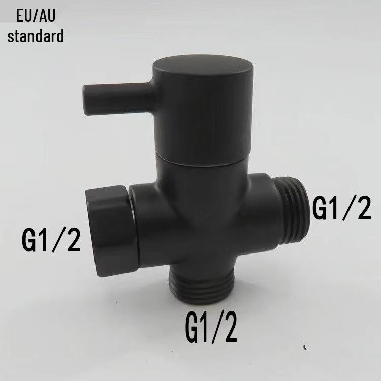 Dual Angle Valve Bidet with High-Pressure Spray Gun for Bathroom & Toilet