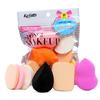 Pack of 6 Professional Makeup Blender Sponge for Face Makeup with Cotton Pad and Powder Puff Perfect for Women's & Girls Makeup Blender Set - Soft,
