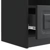 TV Stand in Black 102 x 34.5 x 47 cm Particleboard