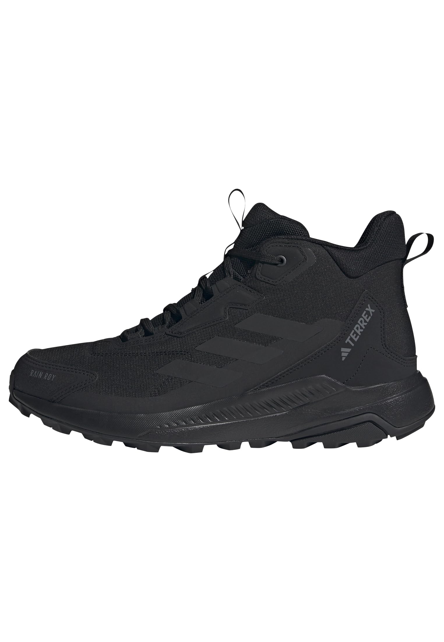 

Трекинговые ботинки Terrex Anylander Mid Rdy Hiking NJM59 Core Four cm [Adidas] Дождь. Черный/Основной черный/серый (ID0898) +26,5